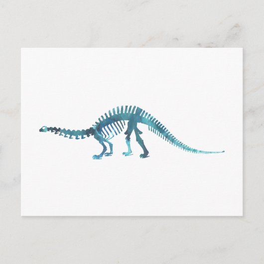 Dinosaur Skeleton Briefkaart (Voorkant)
