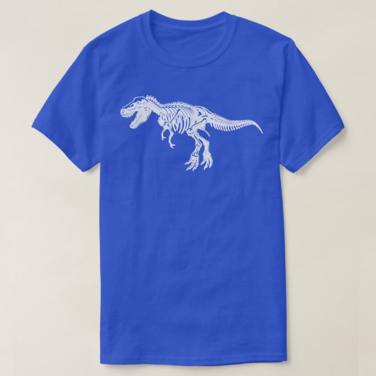 Dinosaur Skeleton Funny Reptile Dierenvriend Graph T-shirt (Design voorkant)