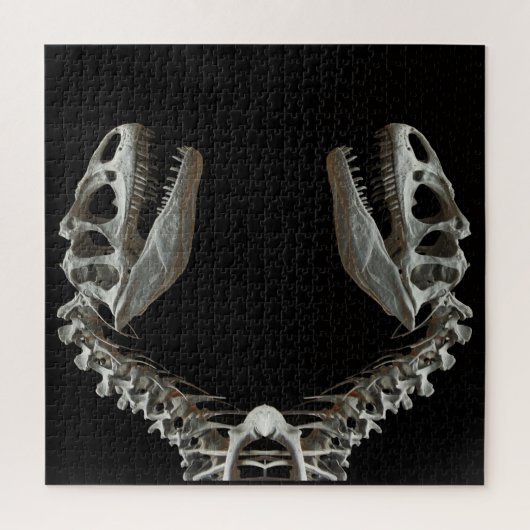 Dinosaur Skeleton Jigzaag Puzzle 676 pcs Legpuzzel (Verticaal)