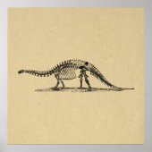 Dinosaur Skeleton  kunst Poster (Voorkant)