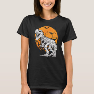 Dinosaur Skeleton T Rex Paleontoloog Dino Fossil T-shirt