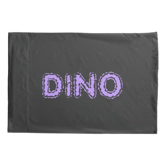 Dinosaur - Sketched Art Animal in zwart-wit Kussensloop (Achterkant)