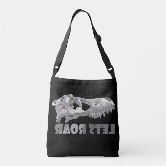 Dinosaur Skull Crossbody Tas (Achterkant)
