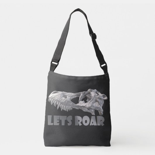 Dinosaur Skull Crossbody Tas (Voorkant)