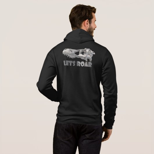 Dinosaur Skull Hoodie (Achterkant volledig)