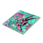 Dinosaur Skull Print Design Tegeltje (Zijkant)