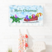 Dinosaur Sleigh Ride Spandoek (Insitu)
