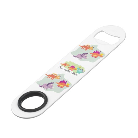 Dinosaur Speed Flessenopener (Achterkant Gekanteld)