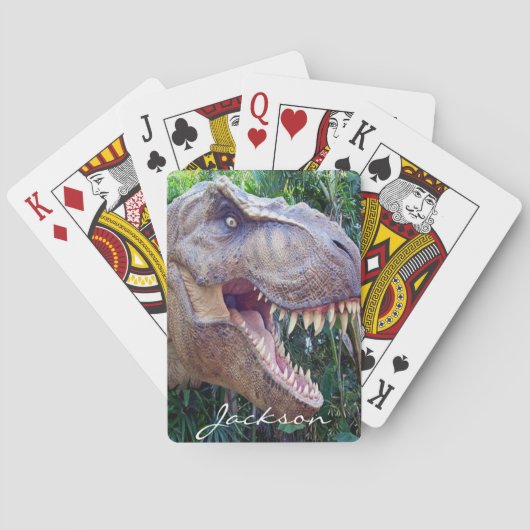 Dinosaur-speelkaartdeck Pokerkaarten (Achterkant)
