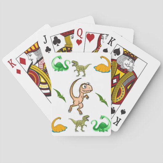 Dinosaur-speelkaartdeck Pokerkaarten (Achterkant)