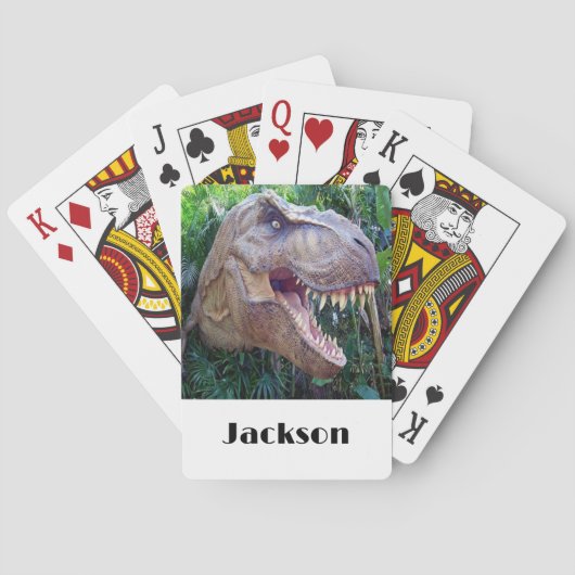 Dinosaur-speelkaartdeck Pokerkaarten (Achterkant)