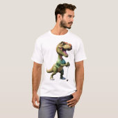 Dinosaur spelen Golf Dinosaur Golf shirt (Voorkant volledig)