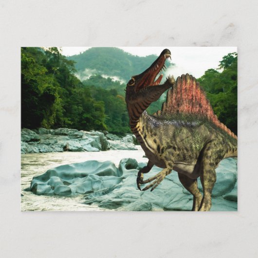 Dinosaur Spinosaurus Briefkaart (Voorkant)