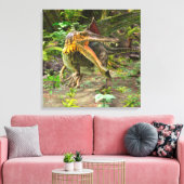Dinosaur Spinosaurus Canvas Afdruk (Insitu (Woonkamer))