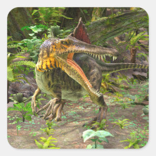 Dinosaur Spinosaurus Vierkante Sticker