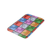 Dinosaur Squares Badmat (Gekanteld)