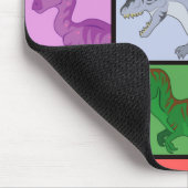 Dinosaur Squares Muismat (Hoek)
