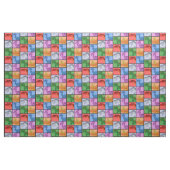 Dinosaur Squares Stof (Fat Quarter)