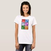 Dinosaur Squares T-shirt (Voorkant volledig)
