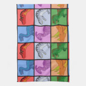 Dinosaur Squares Theedoek (Verticaal)