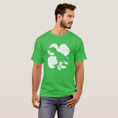 Dinosaur St Patricks Day Cool Boys Kinder Toddler T-shirt (Voorkant volledig)