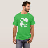 Dinosaur St Patricks Day Cool Boys Kinder Toddler T-shirt (Voorkant volledig)