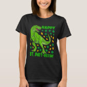 Dinosaur St Patricks Day Happy St Pat Trex rex Boy T-shirt (Voorkant)