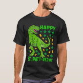 Dinosaur St Patricks Day Happy St Pat Trex rex Boy T-shirt (Voorkant)