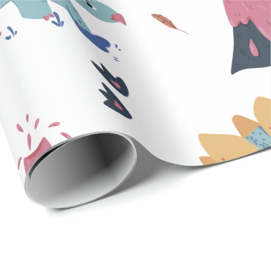 Dinosaur Stegosaurus Cadeaupapier (Rol Hoek)