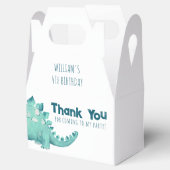 Dinosaur Stegosaurus Dank je jongens Birthday Part Bedankdoosjes (Geopend)