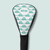 Dinosaur Stegosaurus-Initialen Golfheadcover