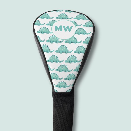 Dinosaur Stegosaurus-Initialen Golfheadcover