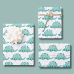 Dinosaur Stegosaurus Kids Birthday Inpakpapier Vel<br><div class="desc">Dinosaur Stegosaurus Kids Birthday wrapping paper sheets. Overeenkomende objecten beschikbaar. Originele kunst van kunstenaars is een eigen illustratie. Gebruik het bericht dat ik hieronder klik voor hulp bij verdere aanpassingen en speciale verzoeken. © Zoe Chapman Design</div>