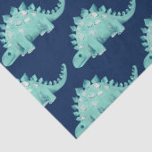 Dinosaur Stegosaurus Kids Birthday Tissuepapier (Detail)