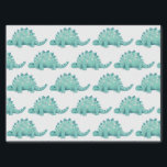 Dinosaur Stegosaurus Kids Birthday Tissuepapier<br><div class="desc">Dinosaur Stegosaurus Kids Birthday tissue paper. Overeenkomende objecten beschikbaar. Originele kunst van kunstenaars is een eigen illustratie. Gebruik het bericht dat ik hieronder klik voor hulp bij verdere aanpassingen en speciale verzoeken. © Zoe Chapman Design</div>