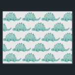 Dinosaur Stegosaurus Kids Birthday Tissuepapier<br><div class="desc">Dinosaur Stegosaurus Kids Birthday tissue paper. Overeenkomende objecten beschikbaar. Originele kunst van kunstenaars is een eigen illustratie. Gebruik het bericht dat ik hieronder klik voor hulp bij verdere aanpassingen en speciale verzoeken. © Zoe Chapman Design</div>