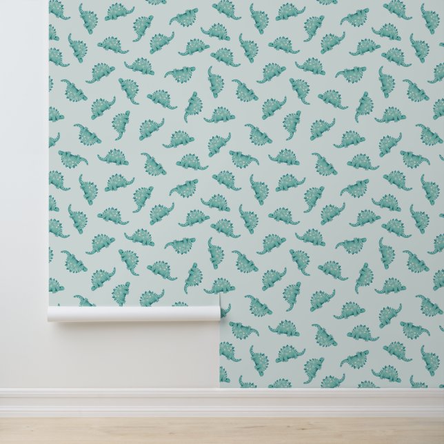 Dinosaur Stegosaurus Kinder Behang (Applicatie)