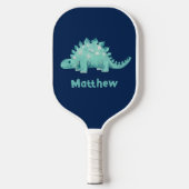 Dinosaur Stegosaurus Kinder Pickleball Paddle (Voorkant)