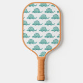 Dinosaur Stegosaurus Kinder Pickleball Paddle (Achterkant)
