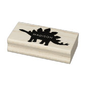 Dinosaur Stegosaurus Leuke Dino Kind naam Rubberstempel (Stempel)