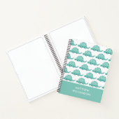 Dinosaur Stegosaurus patroonnaam Notitieboek (Binnen)