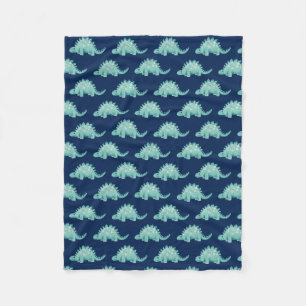 Dinosaur Stegosaurus Pattern Fleece Deken