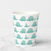 Dinosaur Stegosaurus Pattern Papieren Bekers (Rechts)