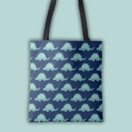 Dinosaur Stegosaurus Pattern Tote Bag