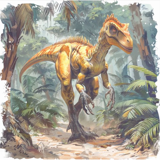 Dinosaur Sticker (Voorkant)