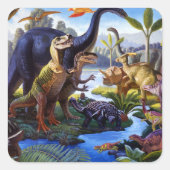 Dinosaur Sticker (Voorkant)