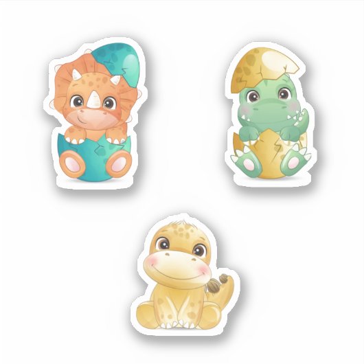 Dinosaur Sticker (Voorkant)