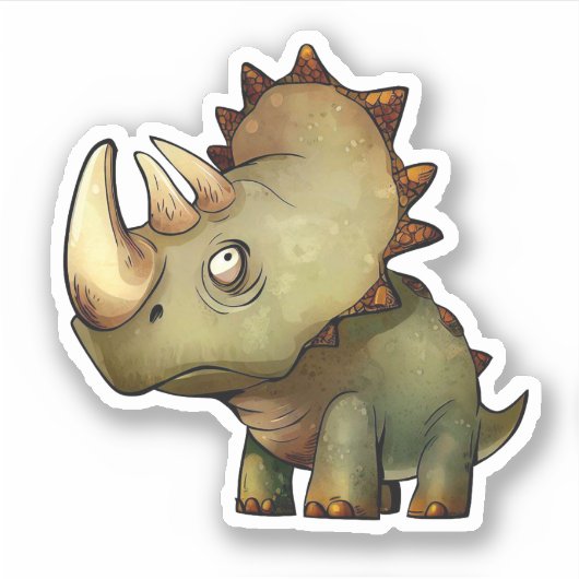 Dinosaur Sticker (Voorkant)