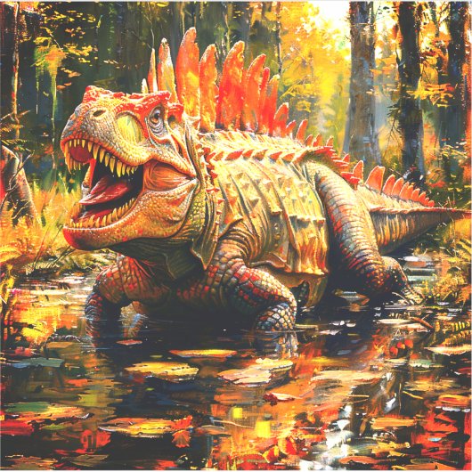 Dinosaur Sticker (Voorkant)
