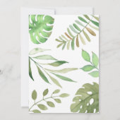 Dinosaur Stomp Chomp Roar Birthday Party Kaart (Achterkant)